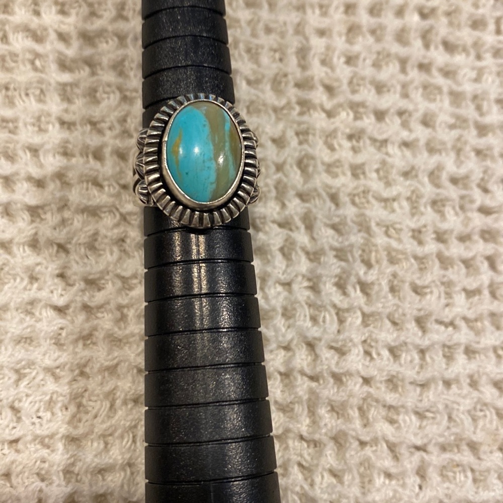 Amazing sterling silver and turquoise ring